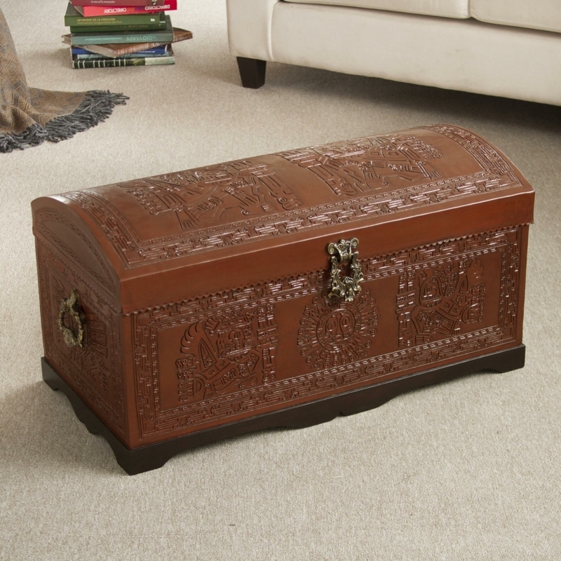 Altha Solid Wood Vintage Trunk