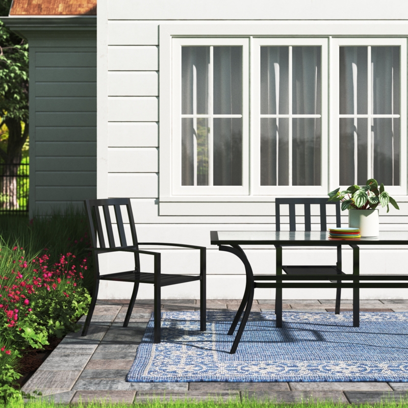 Alyah Outdoor Stacking Dining Armchair