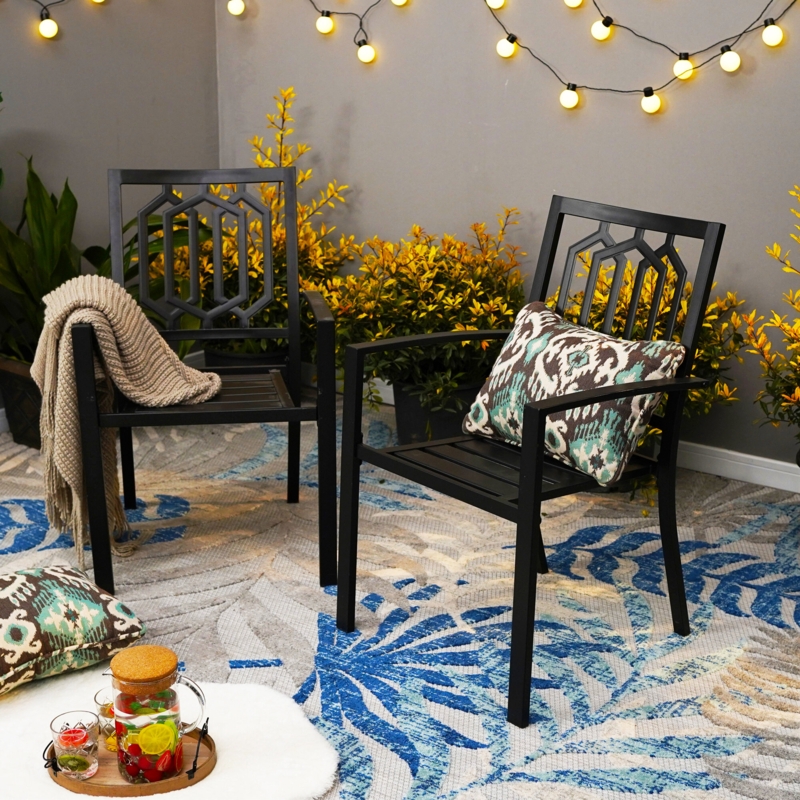 Alyah Outdoor Stacking Dining Armchair