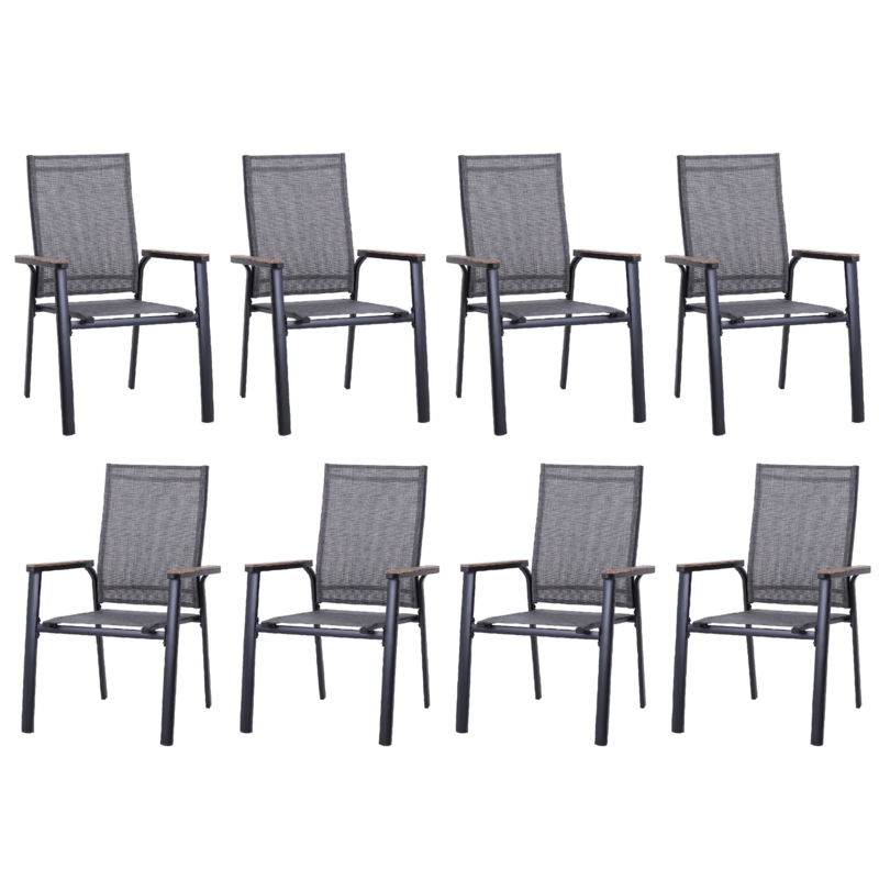 Alyah Outdoor Stacking Dining Armchair