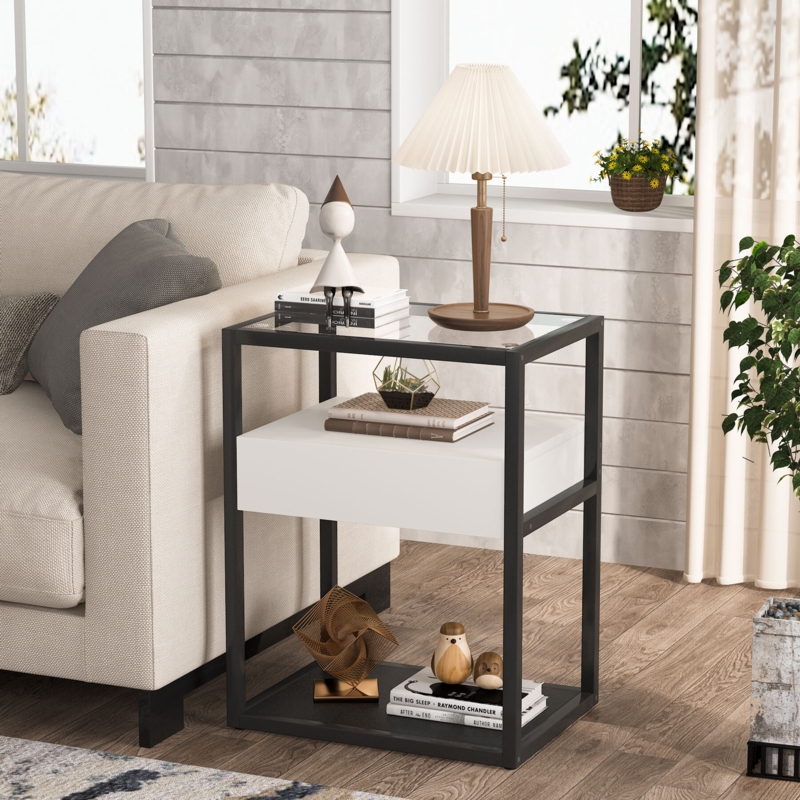 Amareli Metal Nightstand