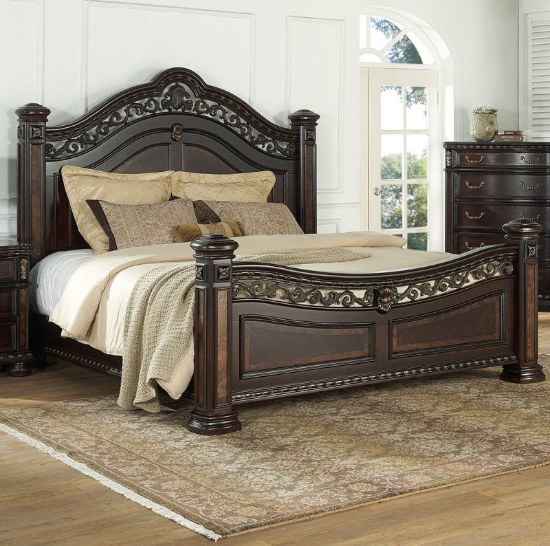 Ancalin Sleigh Bed