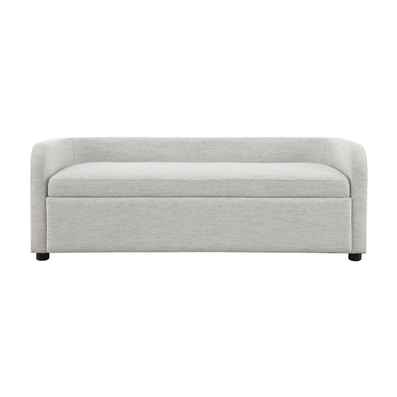 Arline Polyester Upholstered Storage Bench