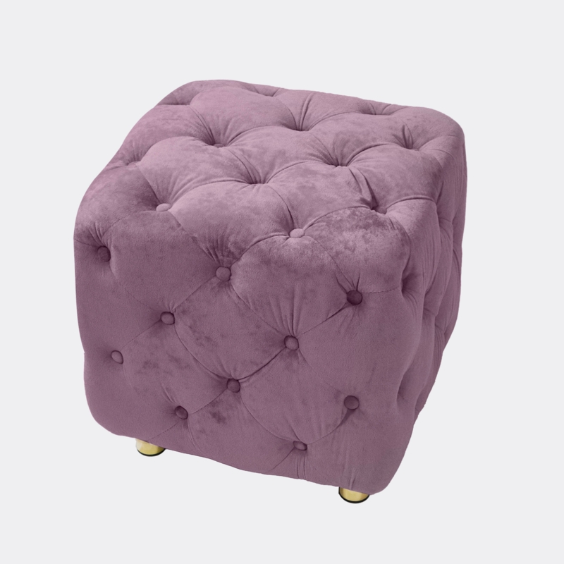 Balsinger Velvet Ottoman