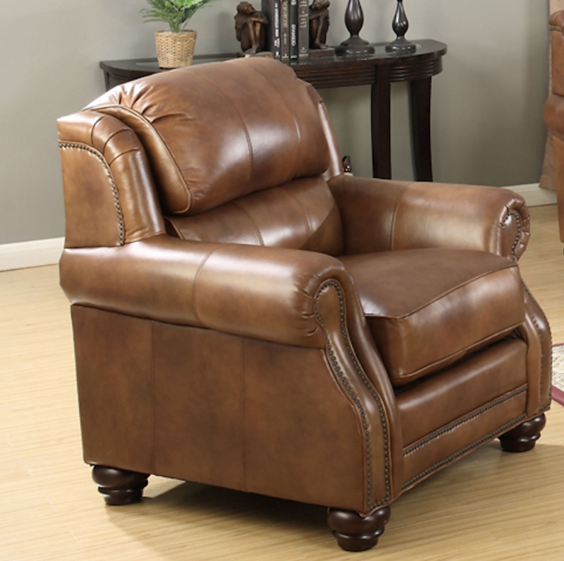Baryzhikova Leather Wingback Chair