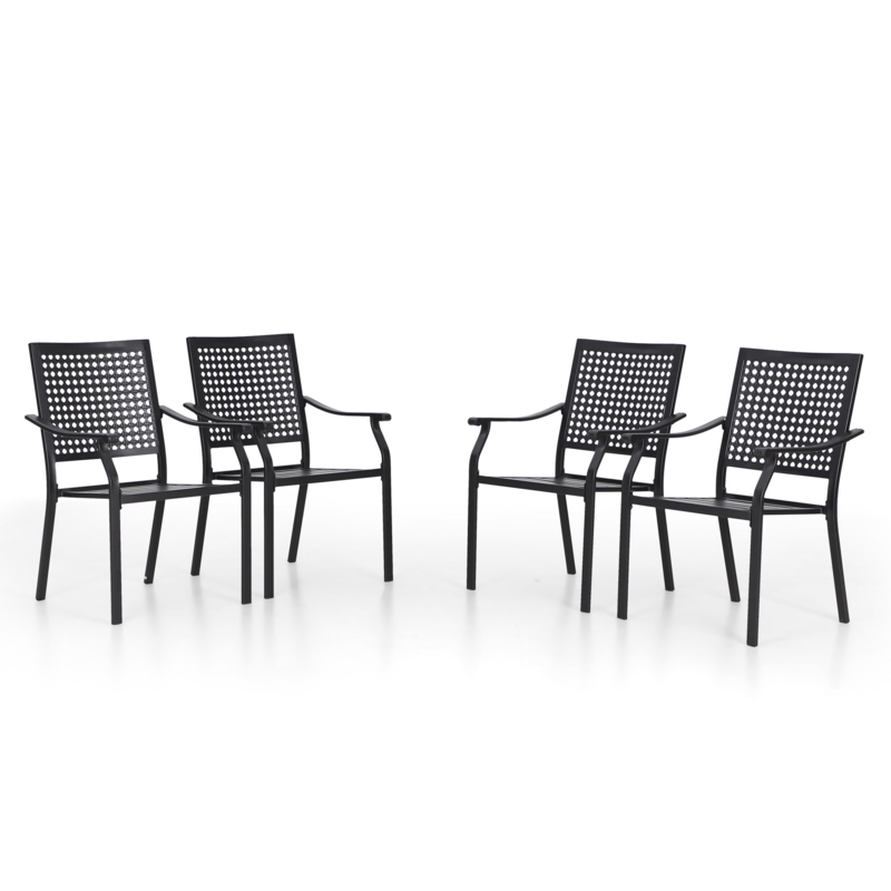Bjartmar Outdoor Stacking Dining Armchair