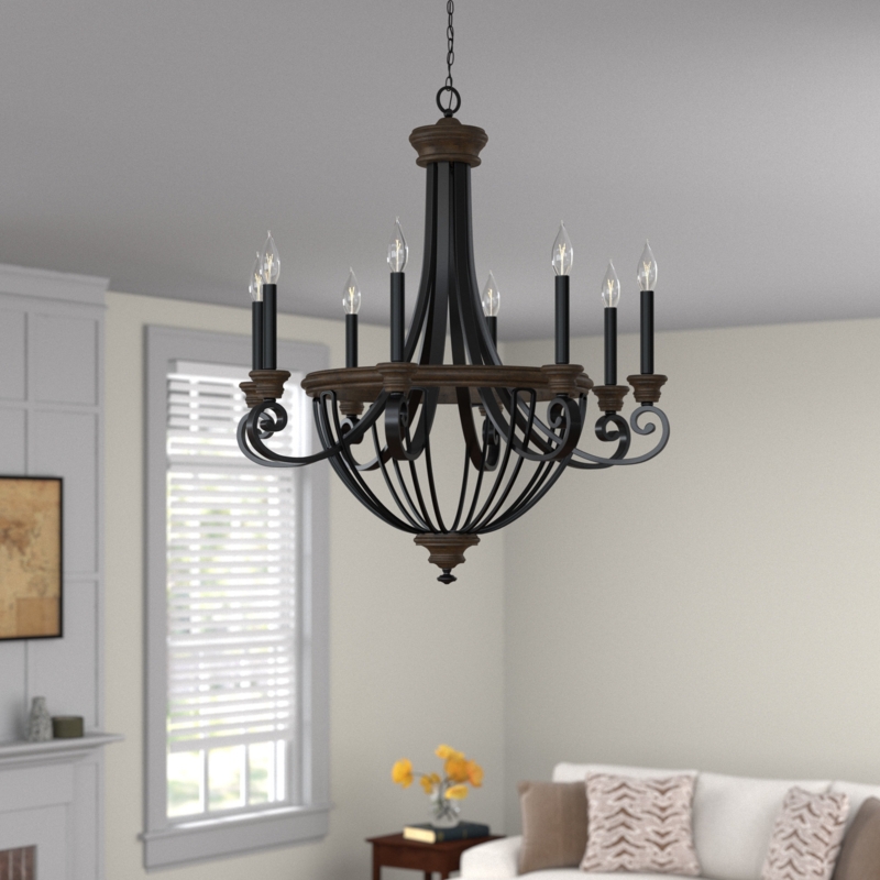 Bloomsburg 8 - Light Dimmable Empire Chandelier