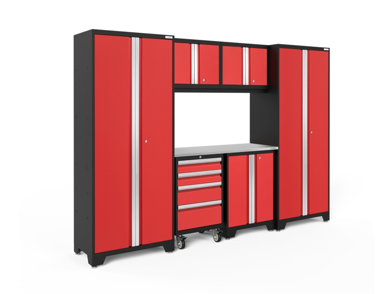 Bold Series 7 Piece Complete Garage Storage System