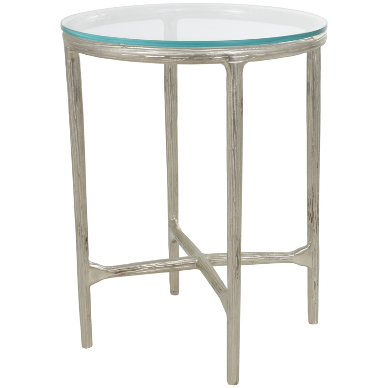 Bristyl 23.1'' tall Glass End Table