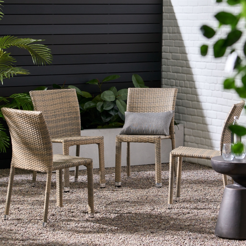 Bronstein Stacking Patio Dining Side Chair