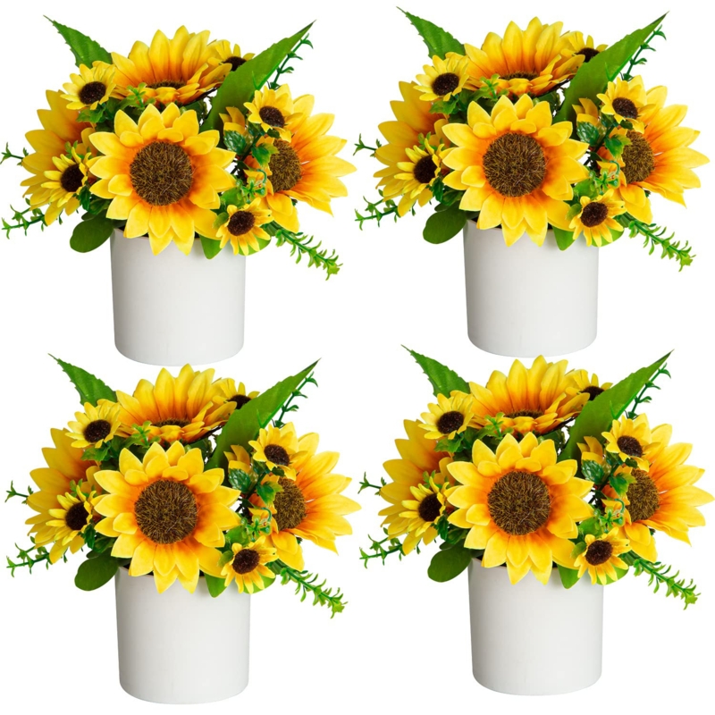 Campos Sunflower Arrangement In Pot Foter