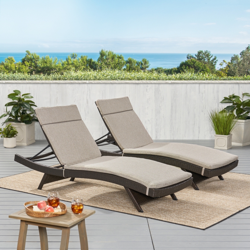 Cara IndoorOutdoor Chaise Lounge Cushion