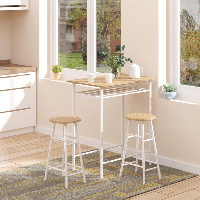 Cedrie 2 - Person Counter Height Breakfast Nook Dining Set | Foter