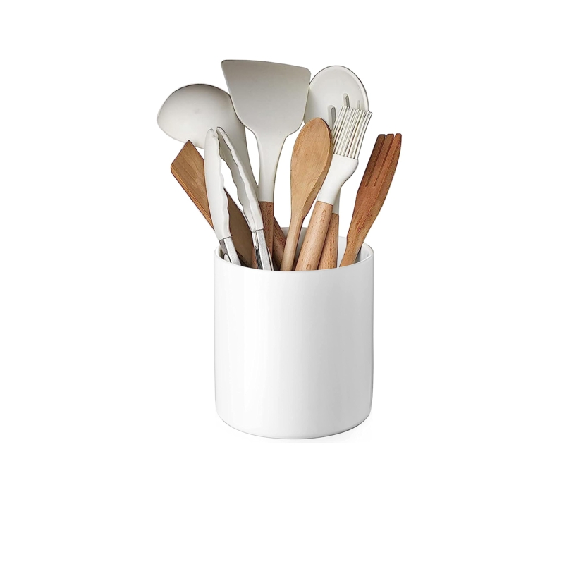 Ceramic / Porcelain Round Utensil Crock
