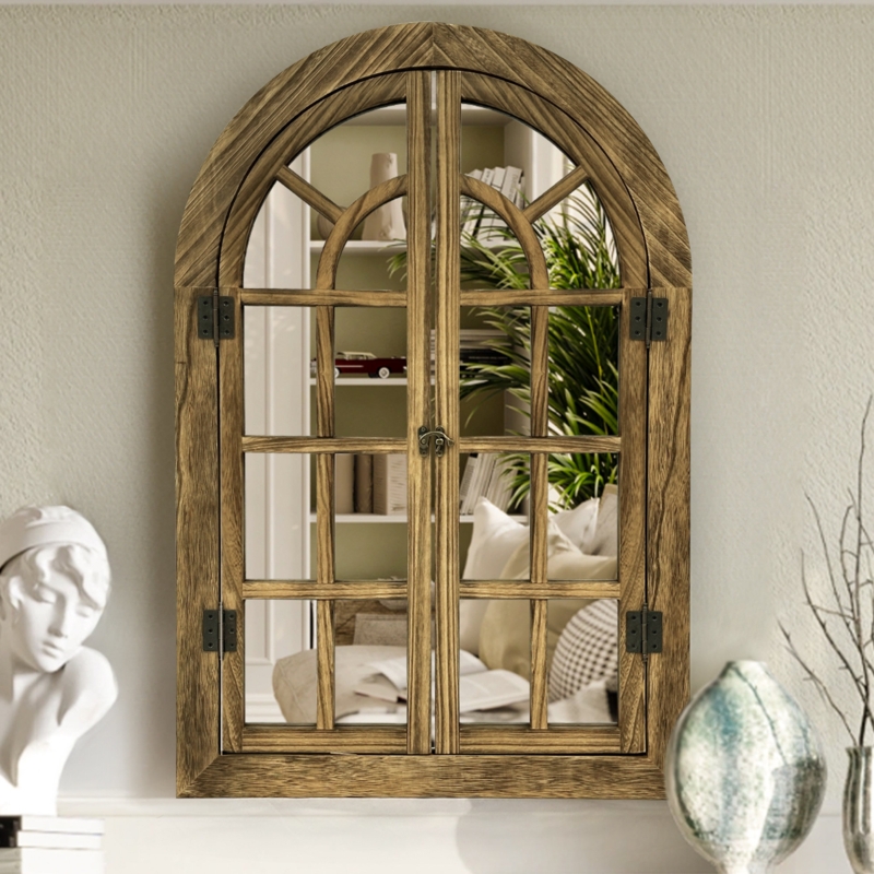 Cherrilyn Wood Wall Mirror
