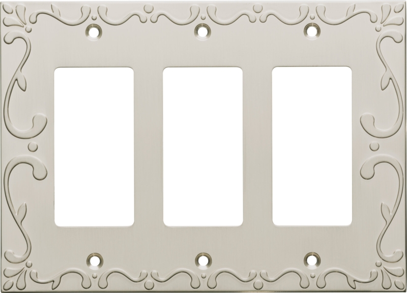 Classic Lace 3-Gang Rocker Wall Plate