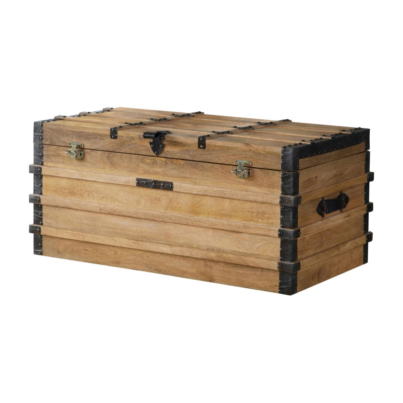 Dafin Solid + Manufactured Wood Accent Trunk