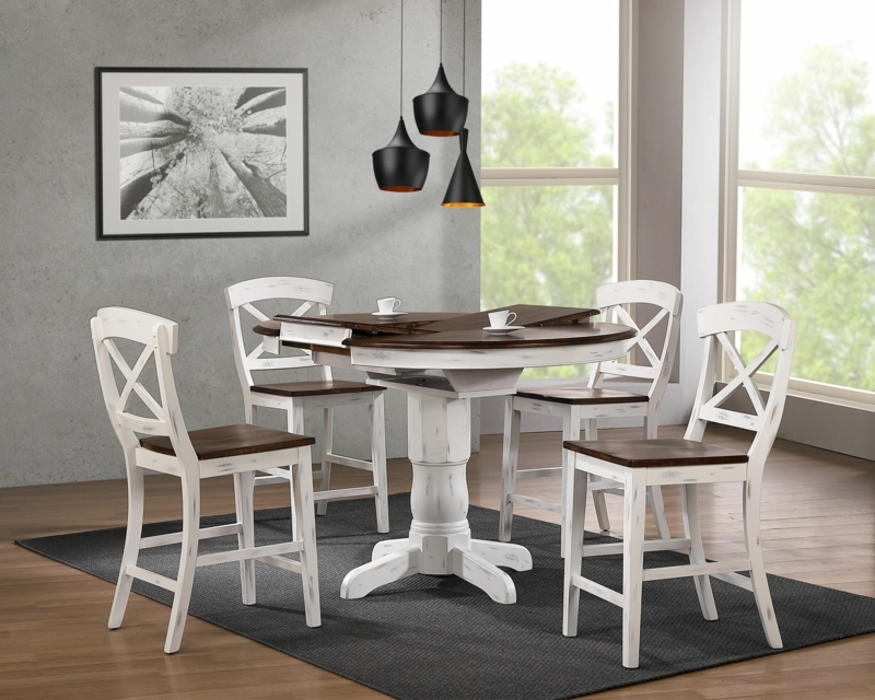 Debbra 5 - Piece Extendable Solid Wood Dining Set