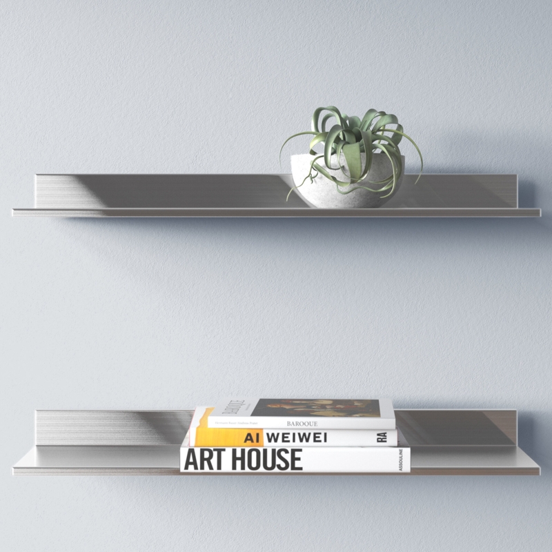 Defford 2 Piece Metal Floating Shelf