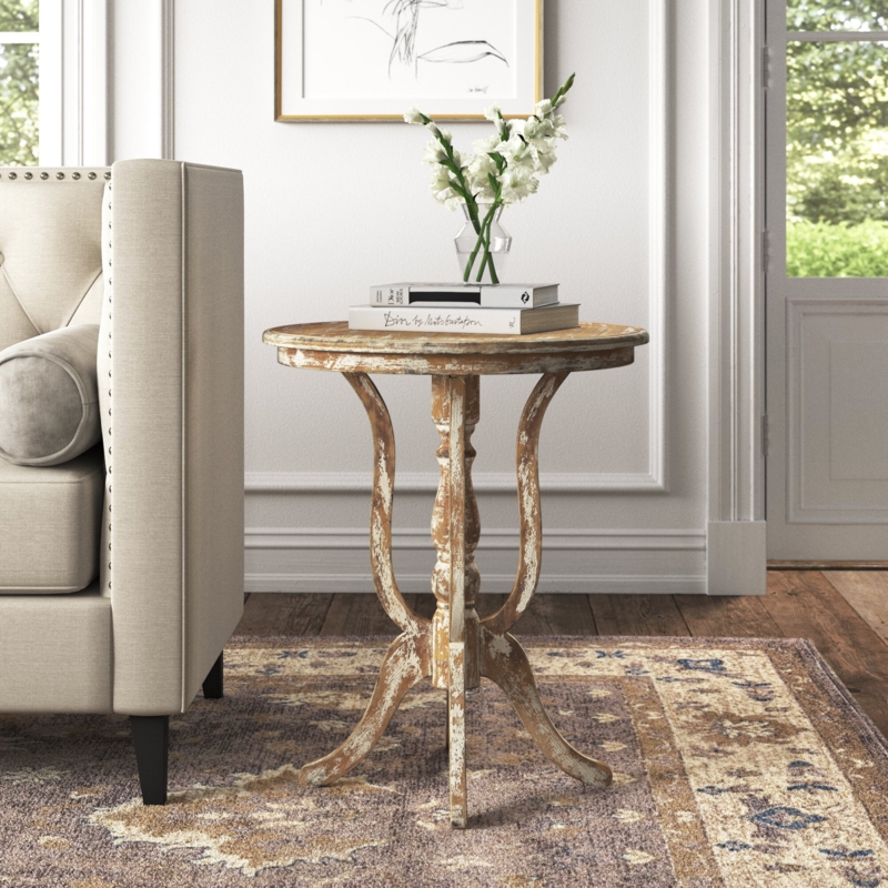 Draeger Pedestal End Table