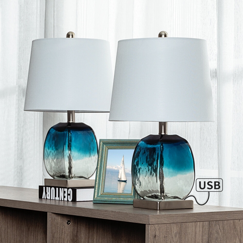 Dungannon USB Table Lamp