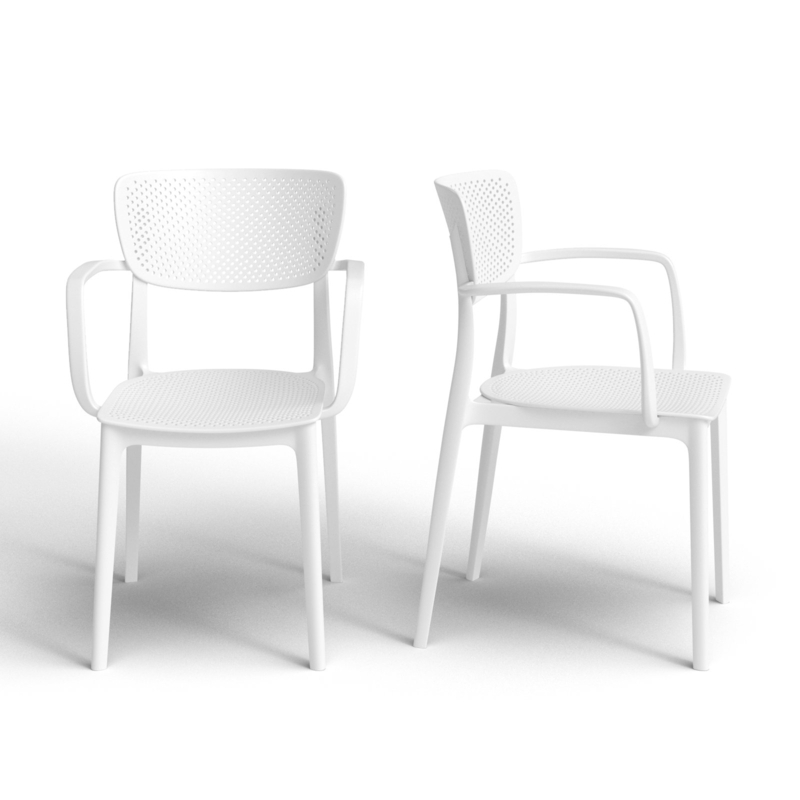 Farrah Outdoor Stacking Dining Armchair