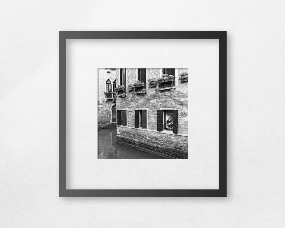 Fine art square print - Venetian Window - unframed
