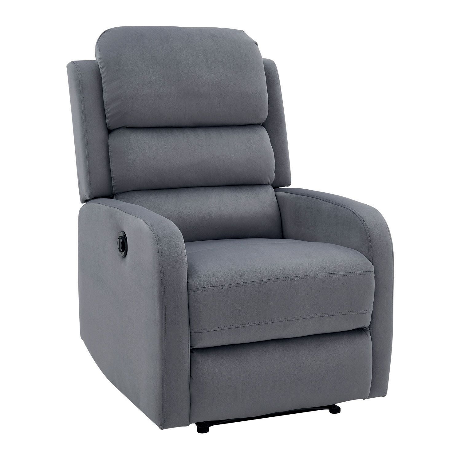 Fotel rozkadany PEGAZ Velvet - szary Bluvel 14