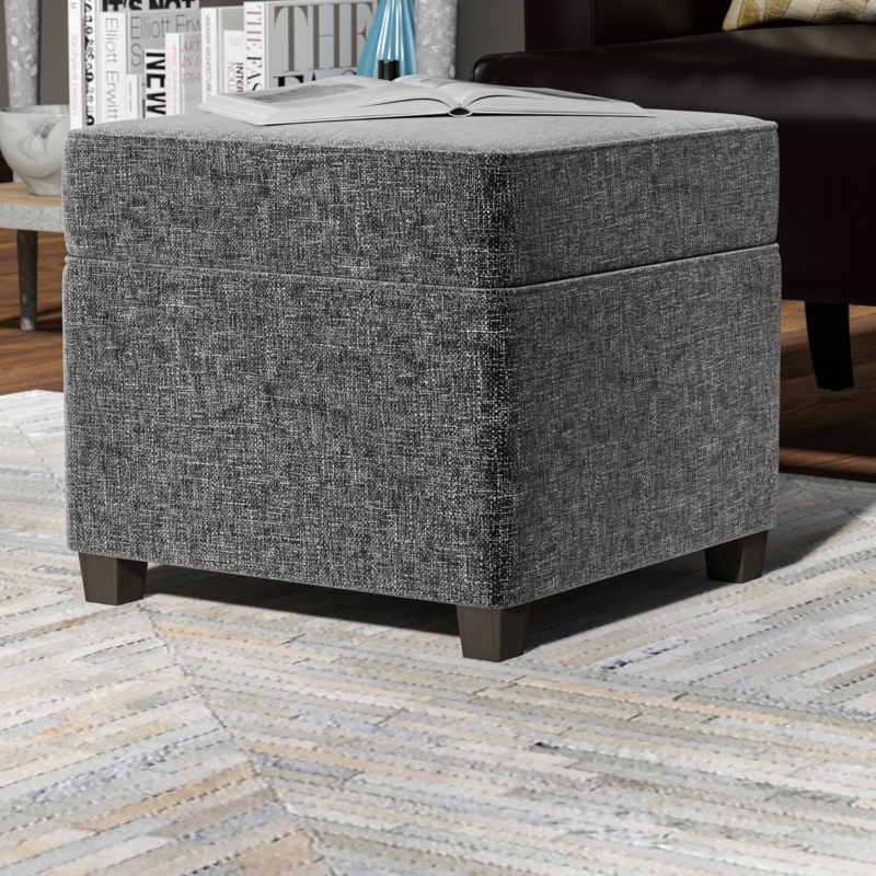 Garip Upholstered Ottoman