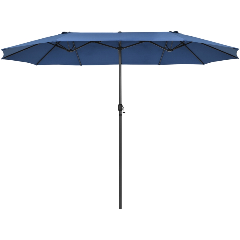 Ghazan 180'' x 108'' Rectangular Market Umbrella