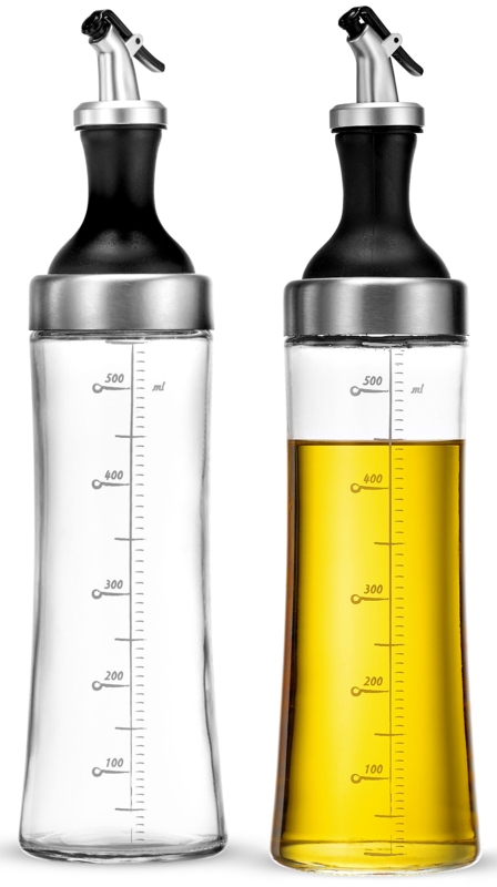 Glass Oil u0026 Vinegar Cruet Set