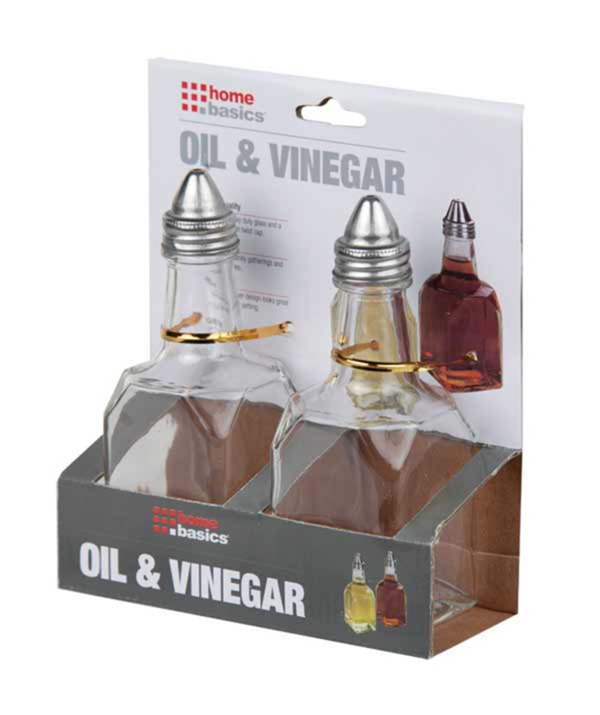 Glass Oil u0026 Vinegar Cruet Set