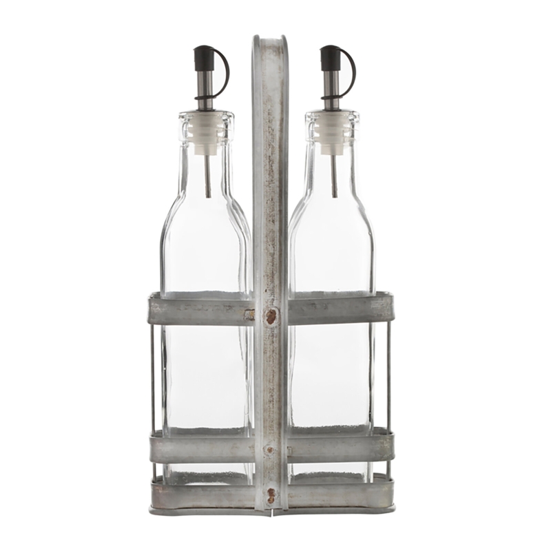 Glass Oil u0026 Vinegar Cruet Set