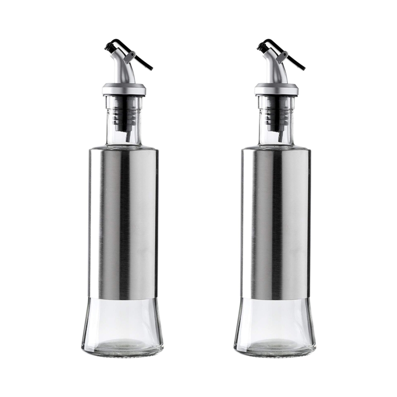Glass Oil u0026 Vinegar Cruet Set