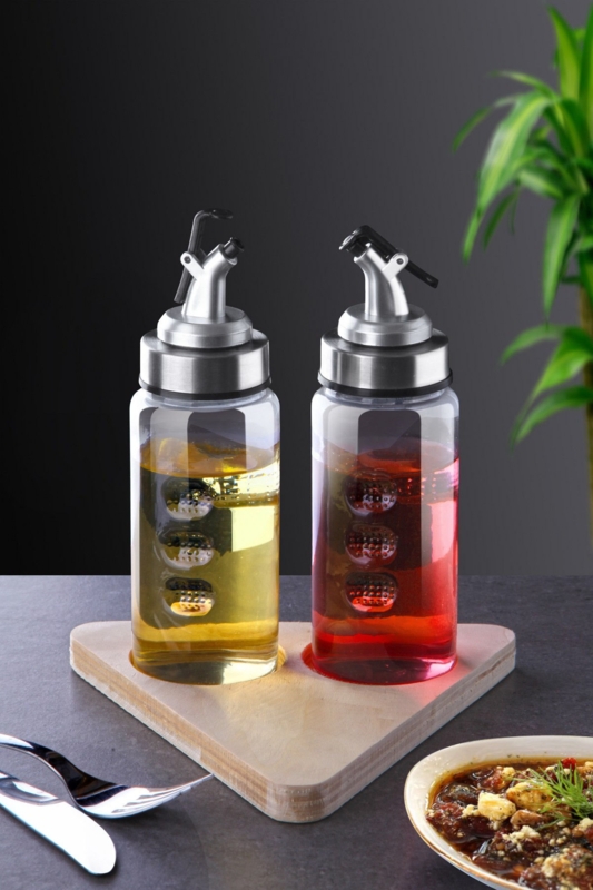 Glass Oil u0026 Vinegar Cruet Set
