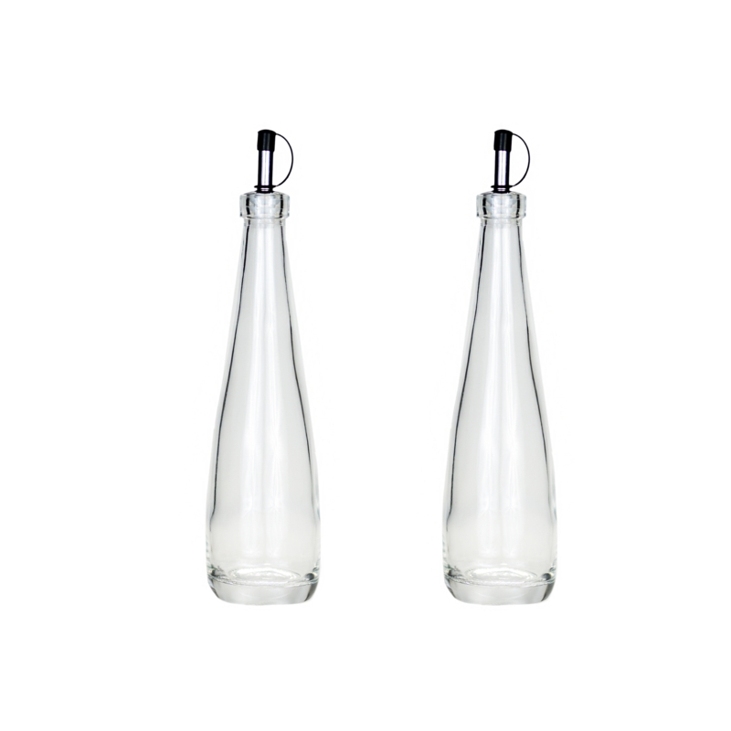 Glass Oil u0026 Vinegar Cruet Set