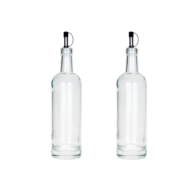 Glass Oil u0026 Vinegar Cruet Set