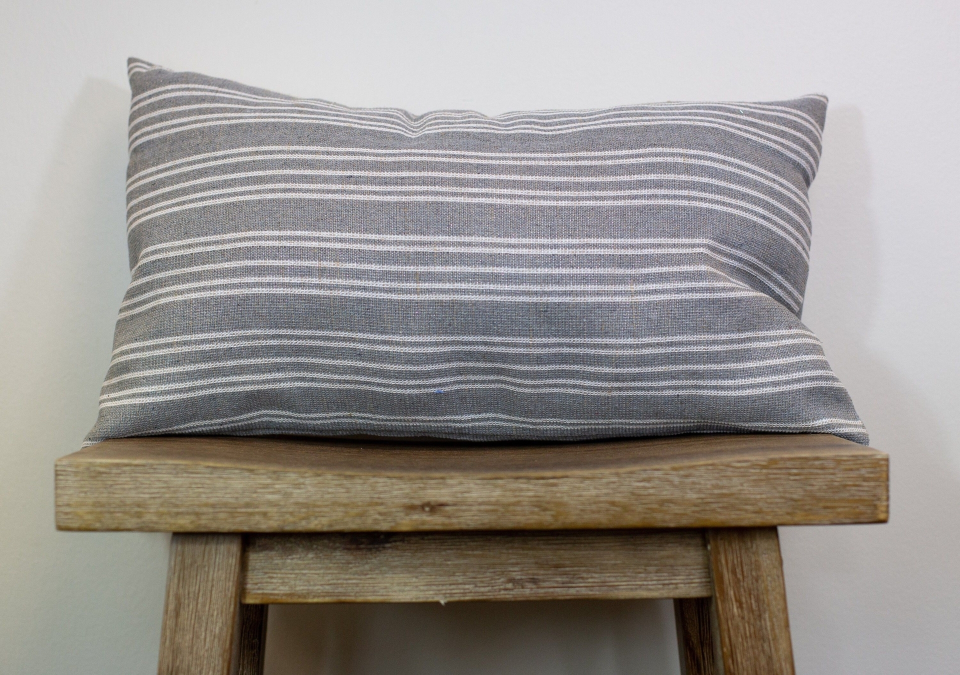 Gray Striped Throw Pillow Cover, 18x18, 20x20, 12x20, Black Pillows, Gray Pillows, Blue Pillows, Throw Pillow Cover, Decorative Pillows