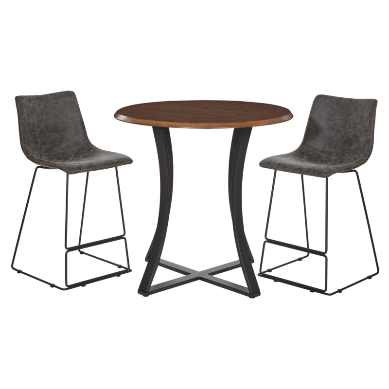Harisah 3 - Piece Pedestal Dining Set