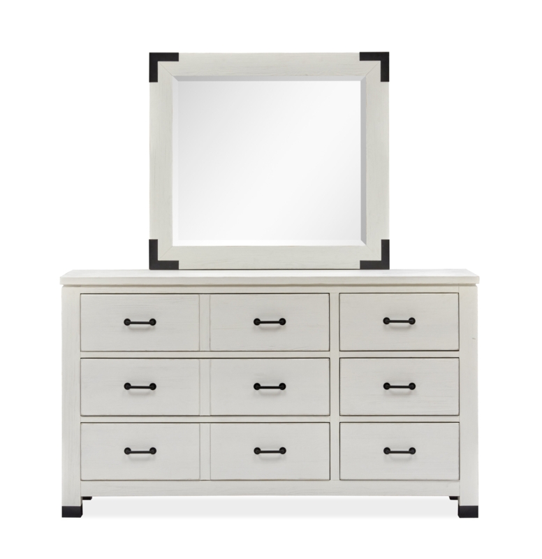 Harper Springs Wood Flat Wall Mirror