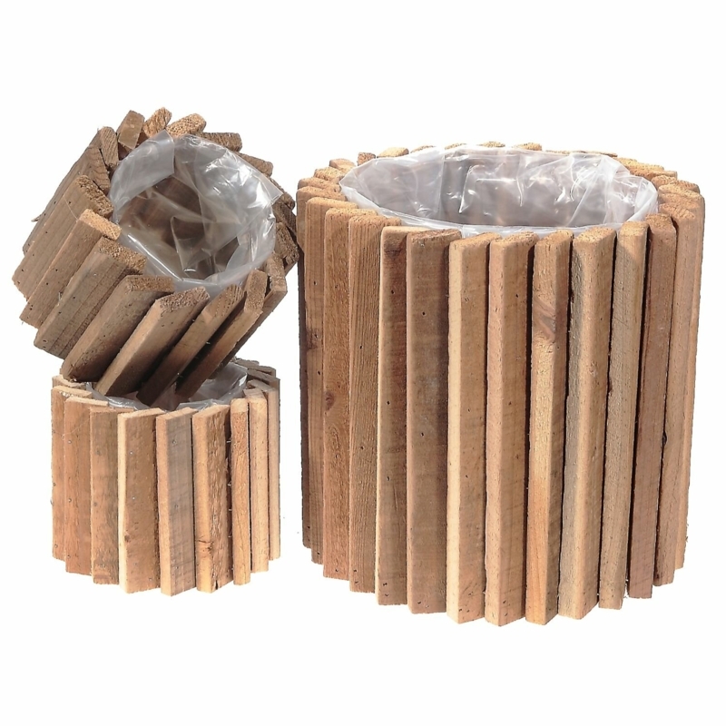 Henton Wood Pot Planter