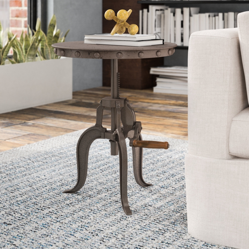 Hoyer Pedestal End Table