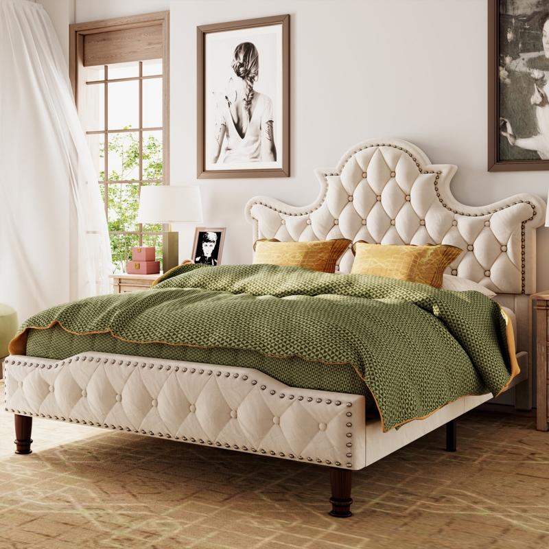 Innaya Upholstered Sleigh Bed