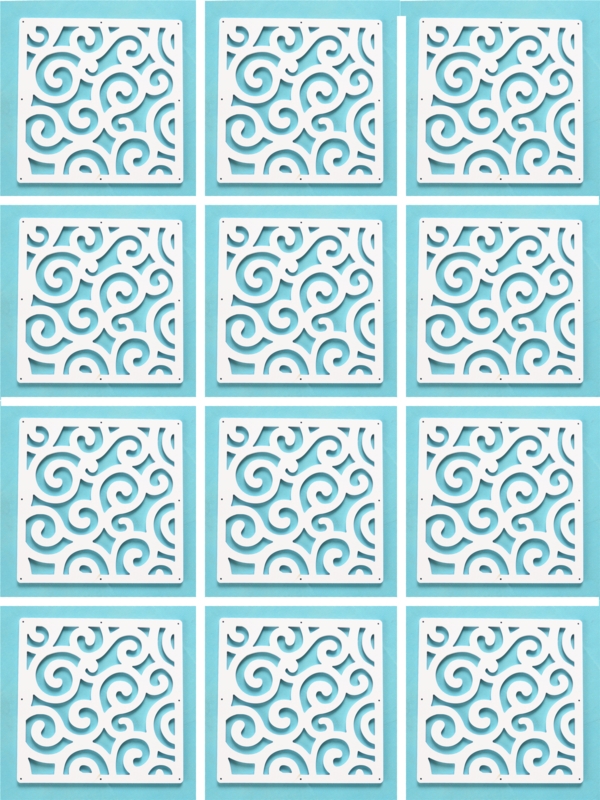 Jahyra 12 - Panel Hanging Room Divider