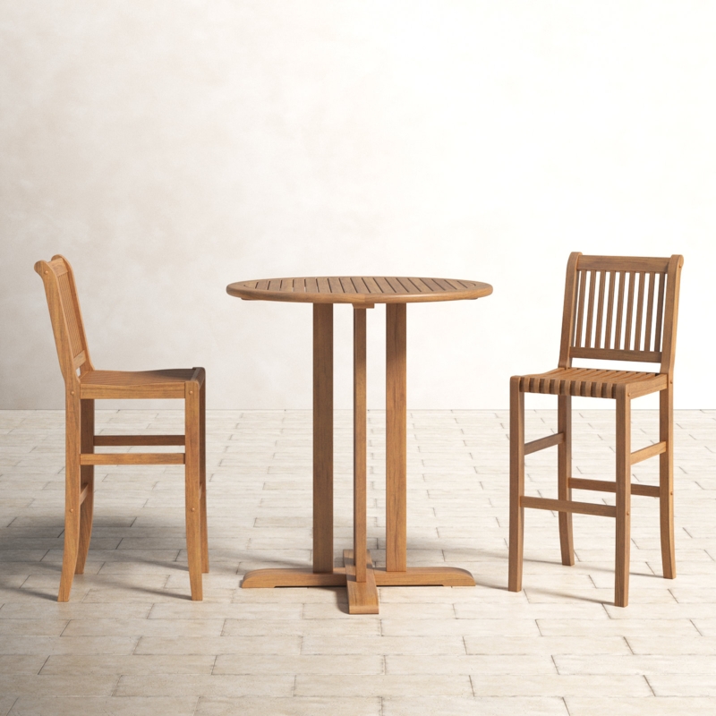 Jo 2 - Person Round Outdoor Dining Set