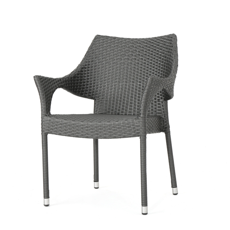 Karine Outdoor Stacking Dining Armchair