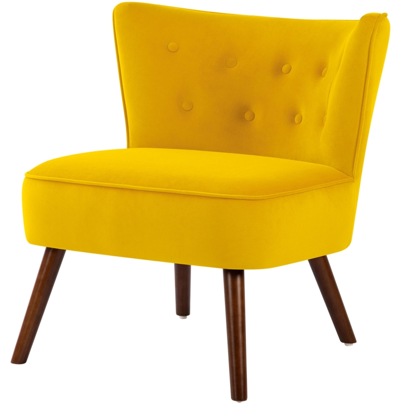 Katy-Louise 27.6" Wide Velvet Upholstered Side Chair