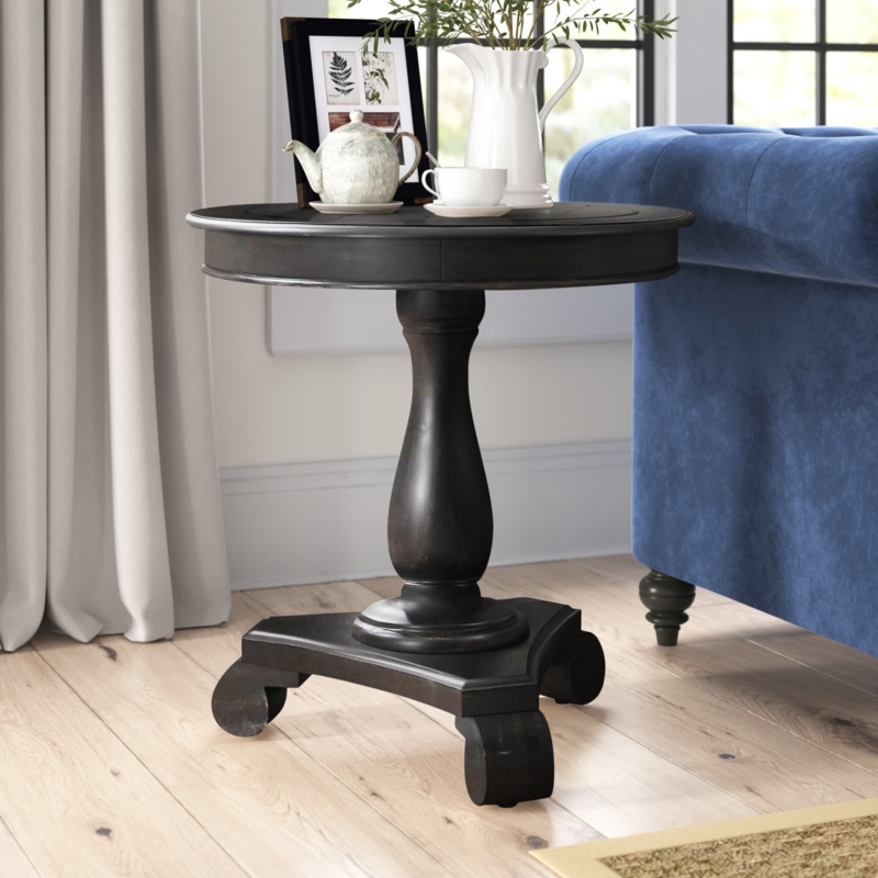 Koehler Pedestal End Table