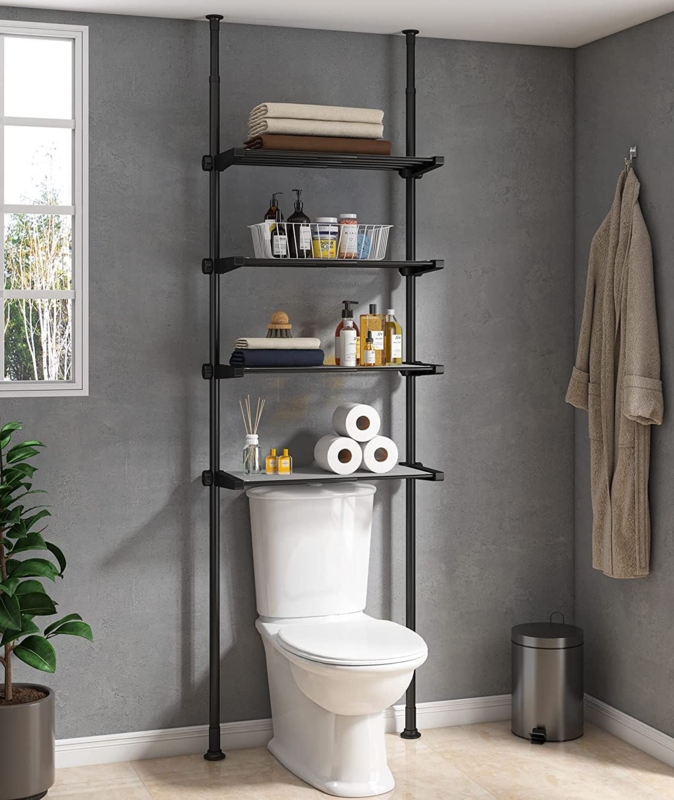 Kordarius Steel Freestanding Over The Toilet Storage