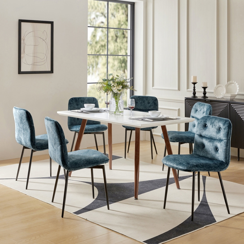 Kustas Modern Upholstered Tufted Back Side Chair